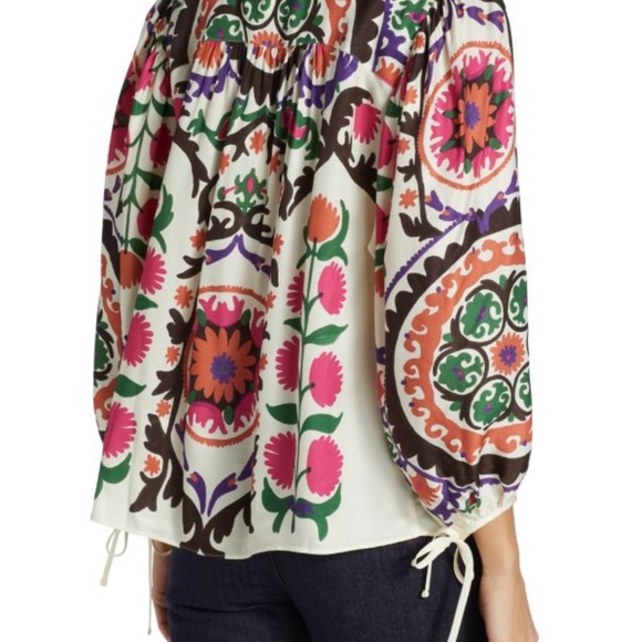 ba&sh Multicolor Patterned Blouse - Picture 4 of 12